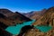 Yamdrok Lake on the road to Lhasa, Tibet