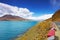 Yamdrok lake in Tibet, China