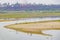 Yamuna ghat river at Taj Mahal panorama in Agra India