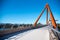 Yandhai Nepean Crossing new pedestrian bridge offers walkers and cyclists across the Nepean River.