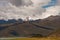 The yang lake and snow mountain