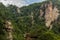 Yangjiajie cable car in Wulingyuan Scenic and Historic Interest Area in Zhangjiajie National Forest Park in Hunan