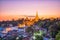 Yangon skyline with Shwedagon Pagoda in Myanmar