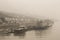 Yangtze River Cruise Ships docked amid heavy pollution in China