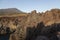 Yankito volcanic plateau at sunset. Iturup Island. South Kuriles