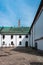 Yard of an old, traditional brewery in Zwierzniec, Poland.