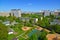 Yard with playgrounds in Zelenograd District , Moscow