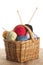 Yarn in basket