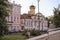 Yaroslavl. Historic buildings; 18th-19th century; Beautiful ceremonial buildings at sunset