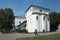 YAROSLAVL, RUSSIA - SEPTEMBER 08, 2018: Refectory and Church of the resurrection of the Male Spaso-Preobrazhensky monastery