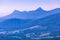 Yarra Ranges national park landscape.