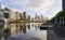 The Yarra River and Melbourne City in the morning