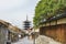 Yasaka pagoda with Kyoto ancient street