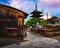 Yasaka Pagoda and Sannen Zaka Street in the Morning, Higashiyama, Kyoto, Japan