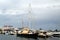 YASMINA/HAMMAMET, TUNISIA-MAY 03, 2019: boats and boats at the seaport