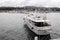 Yatch mooring on the pier in Roc de Sant Gaieta