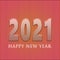 Year of 2021 Design Template with Happy New Year