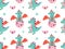 Year of Dragon, Chinese Happy New Year 2024. China lunar calendar animal. Cute carton dragons seamless pattern.