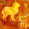 Year of the Sheep 2015 poster or card