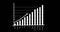 Yearly business graph showing business growth. Animated business success presentation.