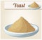Yeast. Detailed Vector Icon