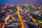 Yekaterinburg aerial panoramic view