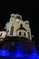 Yekaterinburg, Russia - Church on Blood in Honour of All Saints Resplendent in the Russian Land, night view