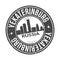 Yekaterinburg Russia Round Stamp Icon Skyline City Design Badge Rubber.