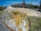 Yellostone national park wyoming mammoth springs landscape