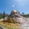 Yellostone national park wyoming mammoth springs landscape