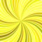 Yellow abstract psychedelic spiral burst stripe background