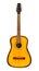 Yellow acoustic guitar