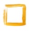Yellow acrylic square frame