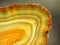 Yellow agate slices