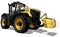 Yellow Agricultural Tractor