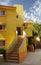 Yellow Apartment Building