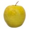 Yellow Apple, Golden Delicious close-up 3d rendering with realistic texture