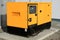 Yellow Auxiliary Diesel Generator for Emergency Electric Power