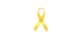 Yellow awareness ribbon. Bone cancer, Health care concept
