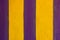 Yellow background in wide vertical purple line