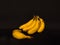 yellow banana image on black background wallpaper in india