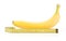 Yellow Banana with Measuring Tape