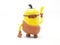 Yellow Banana Minion Toys Plastic Model from Despicable Me Movie in White Isolated Background