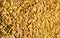 Yellow bark mulch texture background