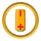 Yellow battery icon