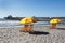 Yellow Beach Chairs under Umbrella South Carolina