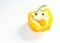 Yellow bell pepper smile