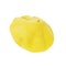 Yellow beret isolated on white background