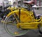 Yellow bicycle.