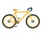 yellow bicycle vehicle sport